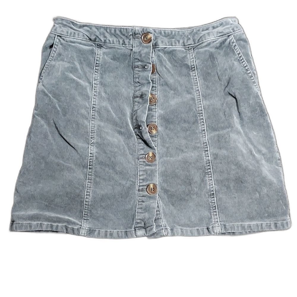 Grey Maurices Women's Skirt Size 8 Corduroy